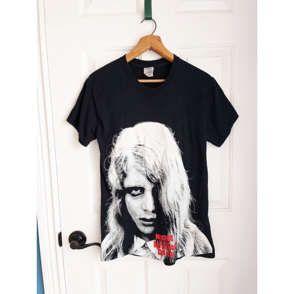 NIGHT OF THE LIVING DEAD Adult T Shirt Karen Cooper Kyra Zombie Gildan Sz Small